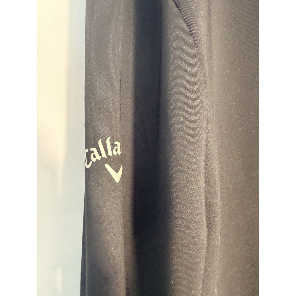 Callaway Men’s XL Quarter Zip Golf Pullover Black Opti-Dri Performance NWT - Picture 5 of 13